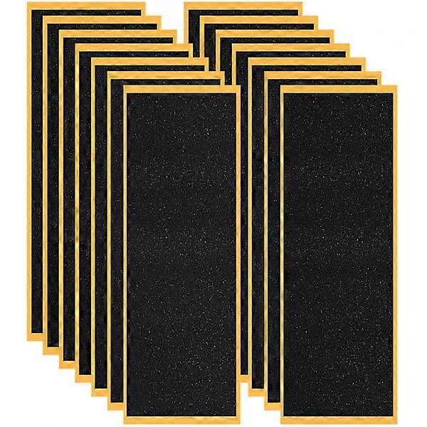 15 pcs Foam Grip Tapes for Fingerboards Non-Slip Foam Grip Tapes Decals [DB] Black yc