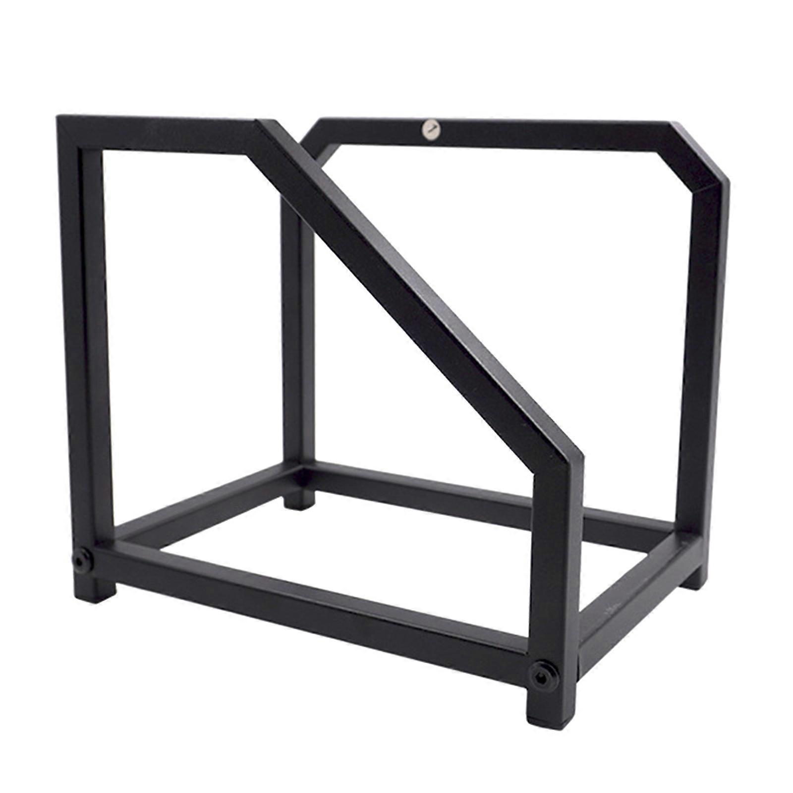 Modern Album Record Manager Stable Metal Construction Ergonomic Layered Design Quick Access To Music Collections Multicolor