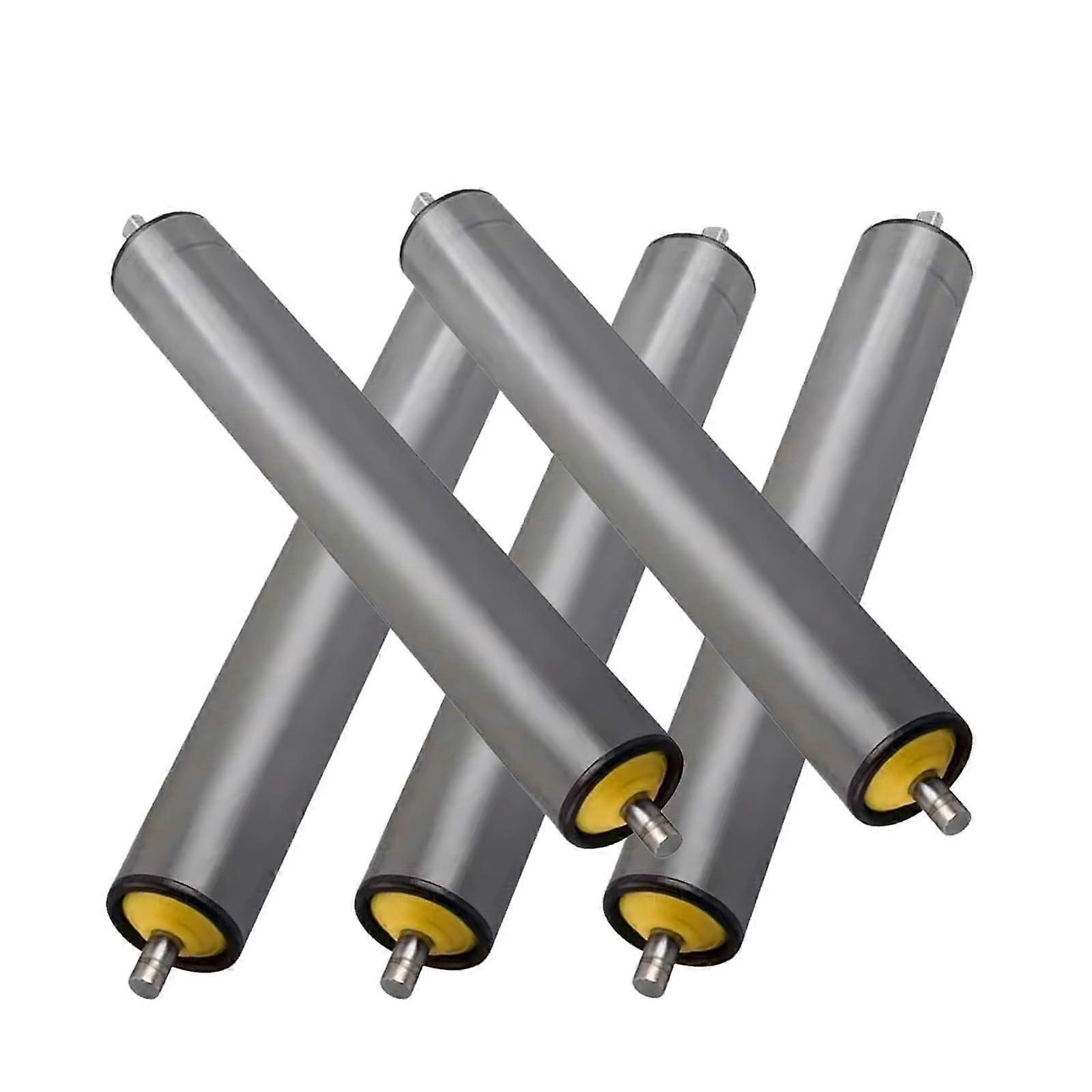 Set of 5 PVC Conveyor Rollers for Industrial Belt Systems, Easy Install, Fits 1'2.5' Diameters
