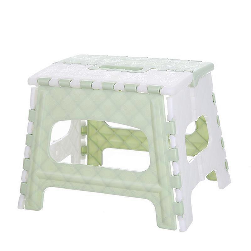 Plastic Multi Purpose Folding Step Stool Home Train Outdoor Foldable Storage Green