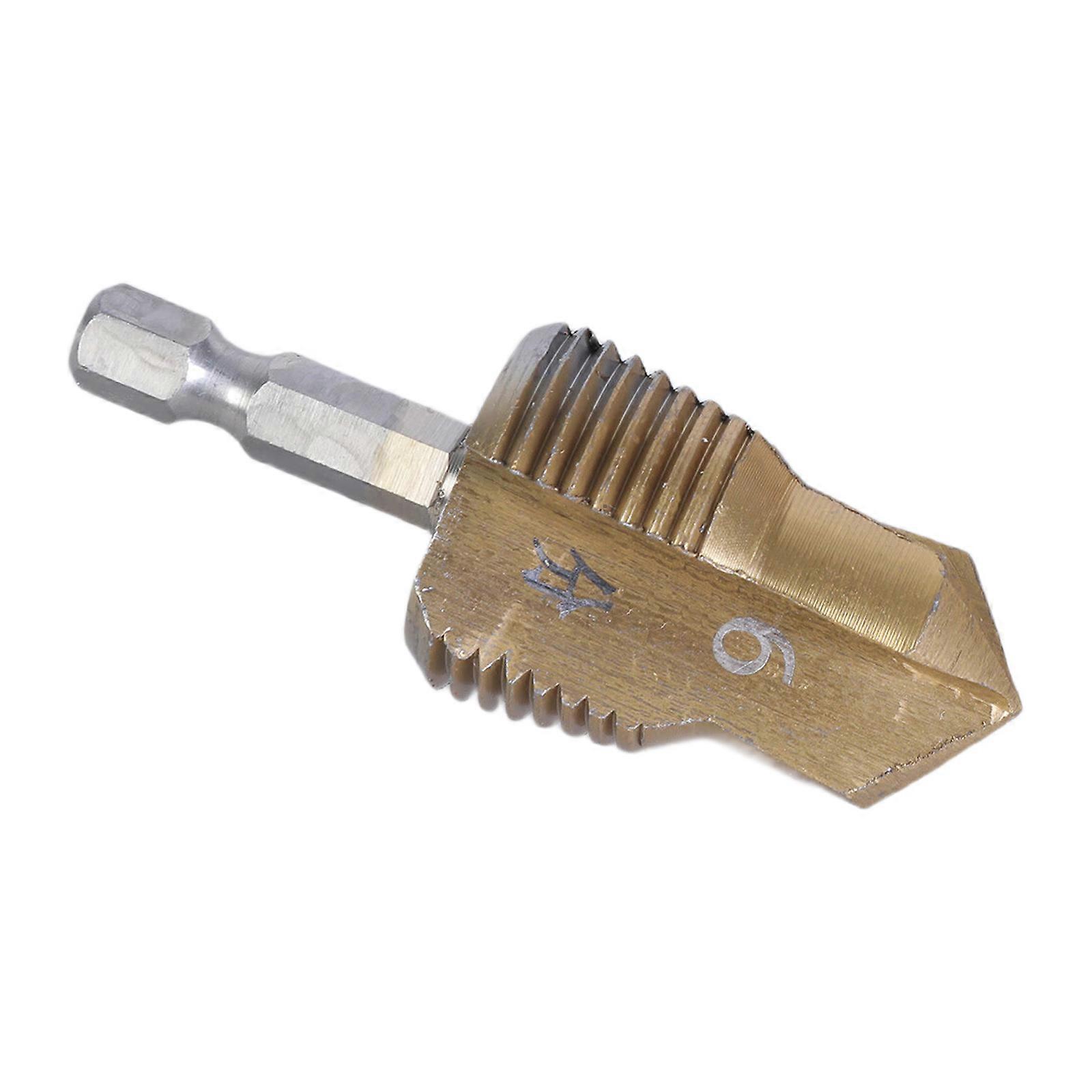 Multipurpose Water Pipe Reamer Lifting Stepped Drill Bit for Efficient Deburring and Connection in 1/2" 3/4" Pipe Size  6 points