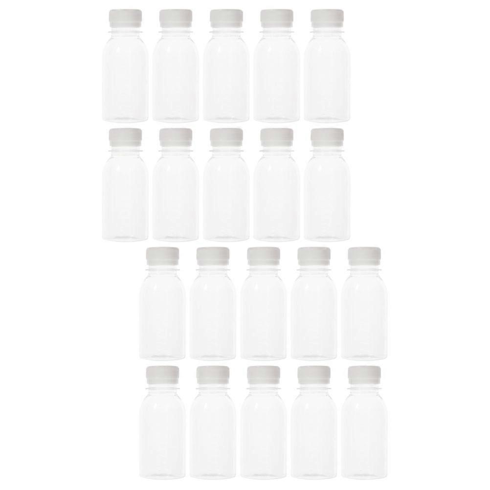 20kpl maitopullot läpinäkyvät mehupullot tiiviit maitopullot kannettavat juomapullot