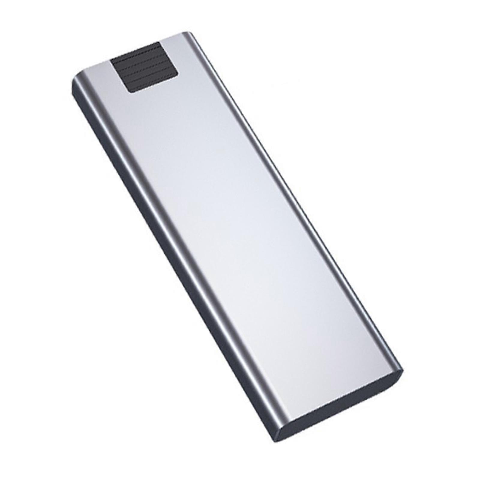 Efficient M.2 NVMe/NGFF SSD Housing Case Rapid 10Gbps File Transfer Speed Aluminum SSD Reader Cover Travel Friendly Size Multicolor