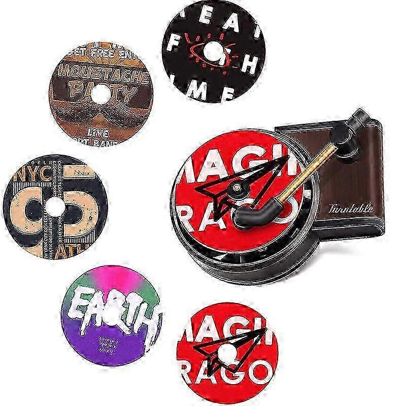 m Car Vent Clip Aromatherapy Fragrance Diffuser, Car Air Diffusers Freshener, Car Retro Record Player Design Turntable Perfume Vent Outl