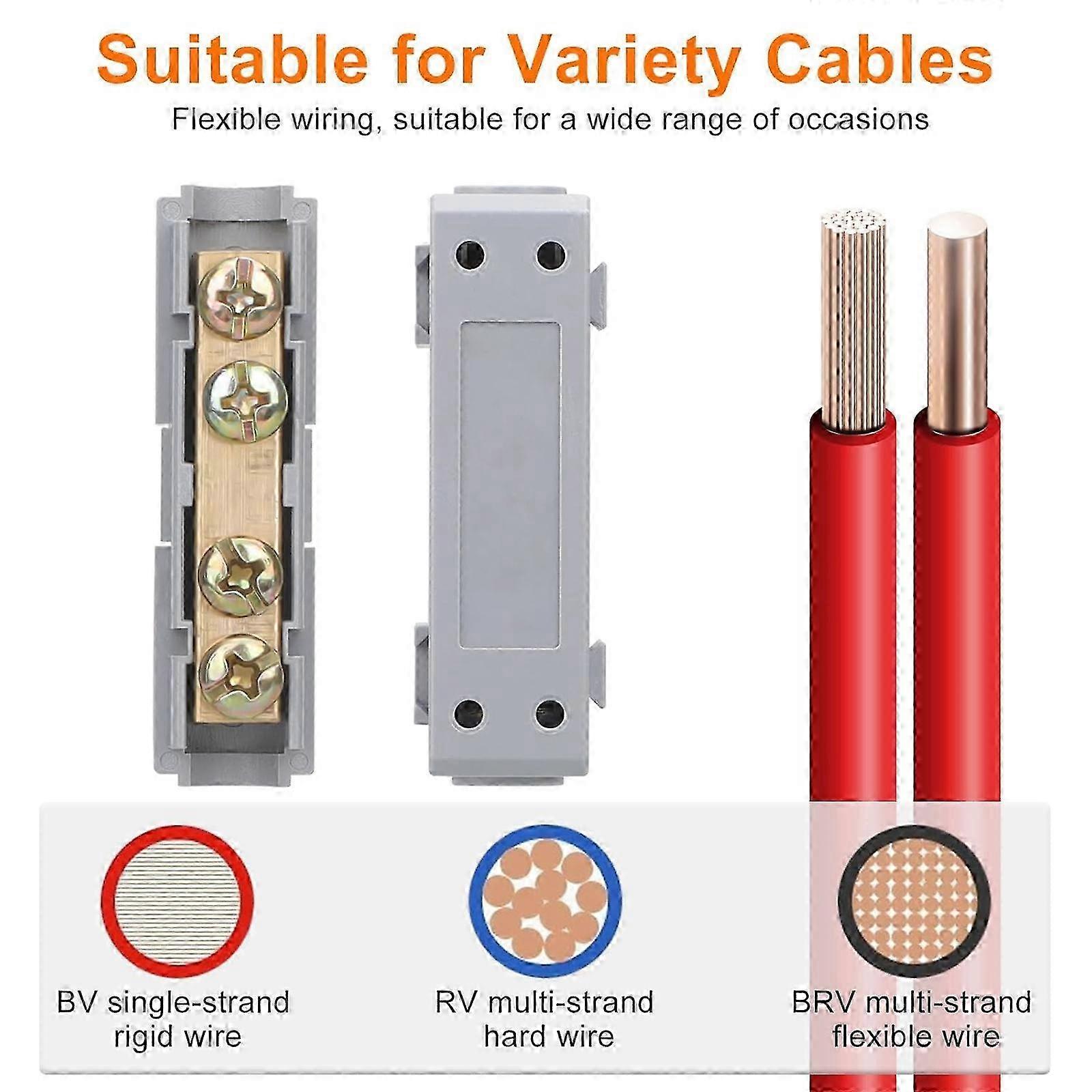 10pcs ABS Casing Electrical Wire Connector set easy installs Terminals Heavy Duty Wire Connector set for Wiring Projects