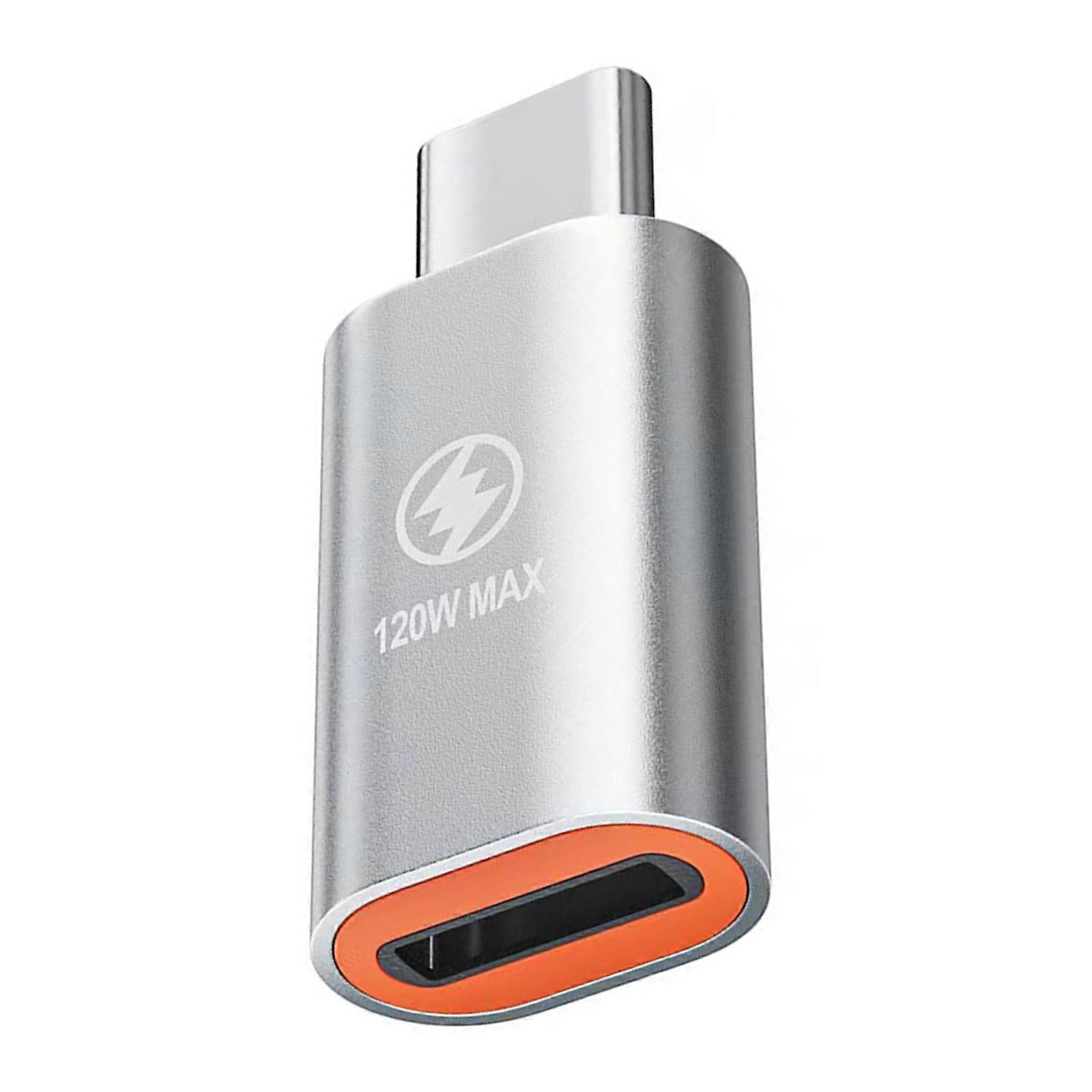 12pin To USB C Charging Adapters With Data Transfer, Durability Designs Power Delivery Support Professional Use  Silver