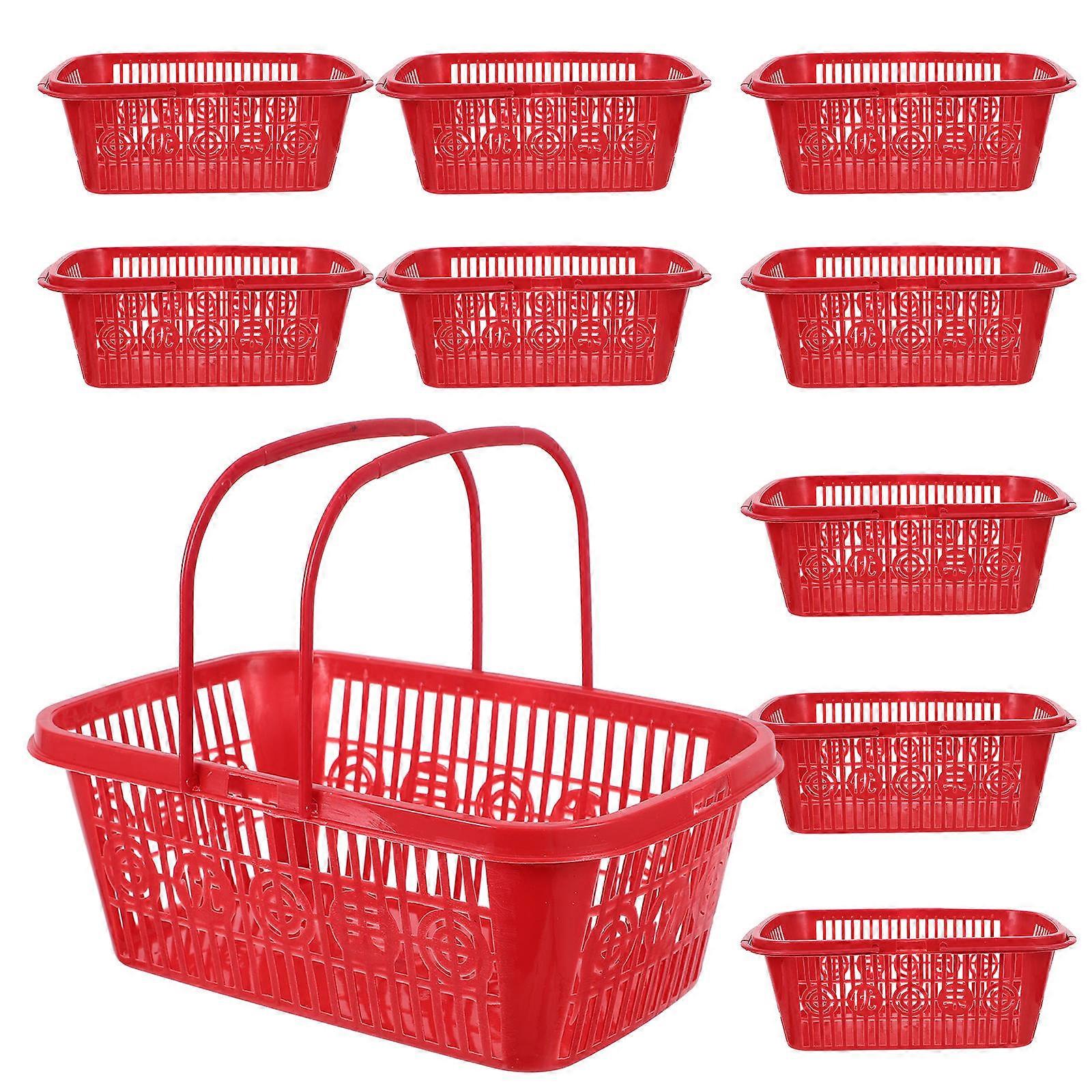 Berry Basket Berry Baskets for Storage 10Pcs Red Containers