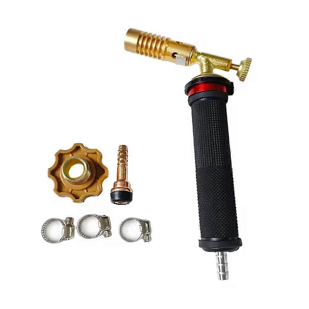 LPG Gas Torch Handle High Temperature Gold Silver Smelting Fire Torch Handheld Copper Aluminum Iron Welding Torch
