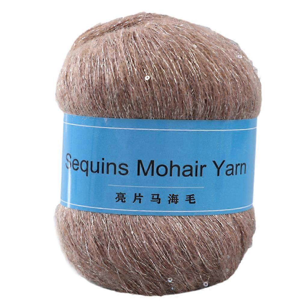 TIERPOP Sequins Colorful Beaded Yarn Versatile and Stylish for DIY Sweaters and Hats