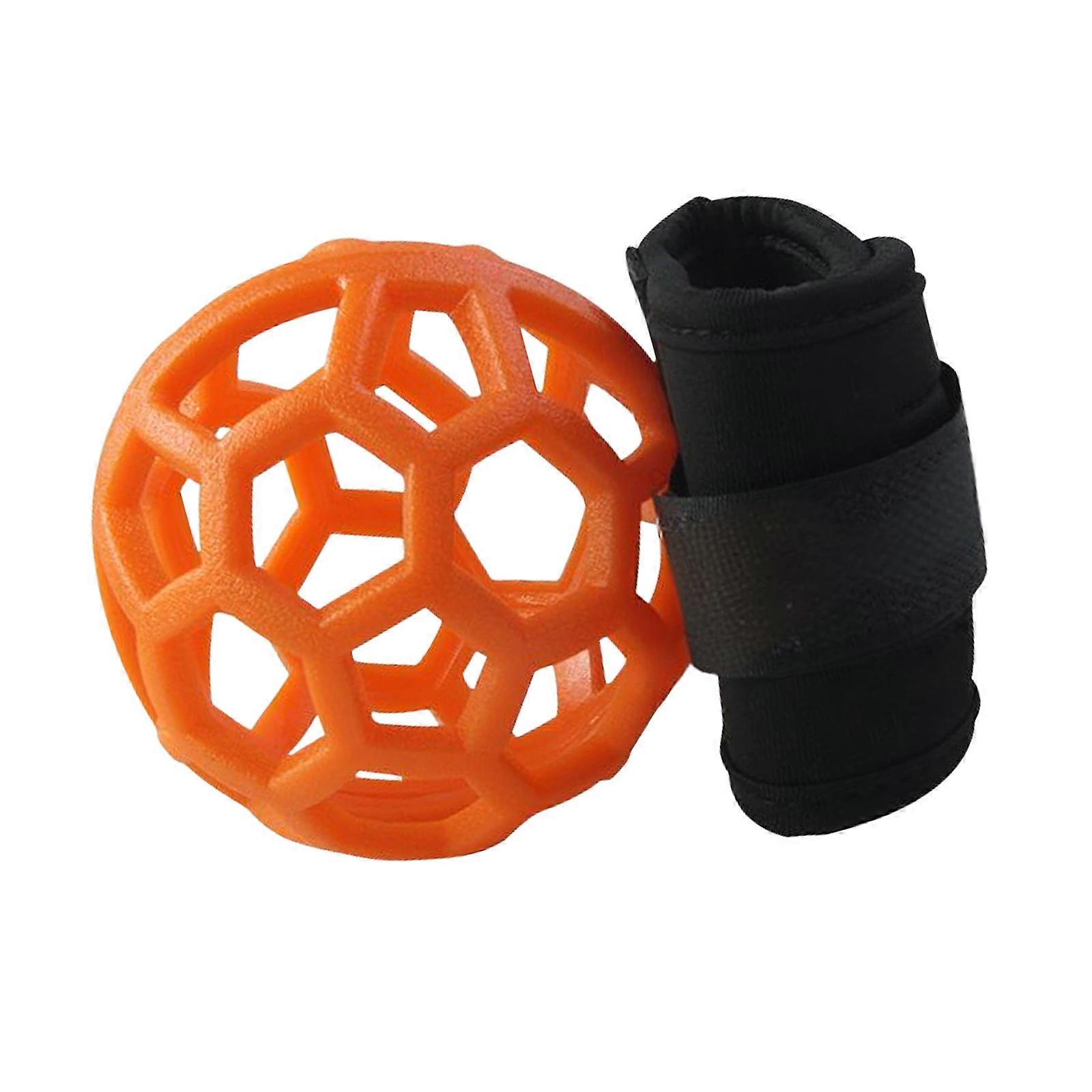 Golf Swing Trainer To Prevent Flying Elbow Adjustable Hook And Loop Strap For Golfers Of Various Skill Level  Orange