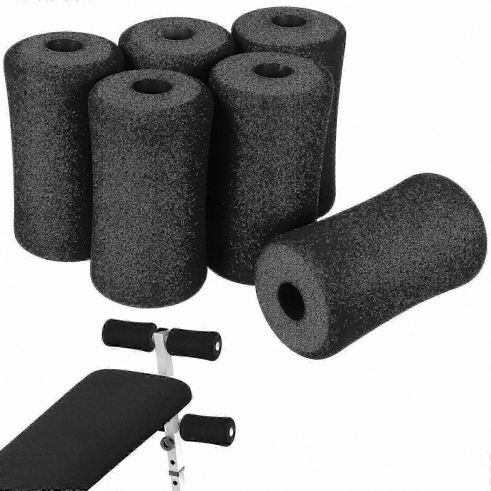Exercise Support Cushions for Gym Equipment, Replacement Pads for Sit-Up Boards and Leg Extension Machines, 6 Pieces szrh21