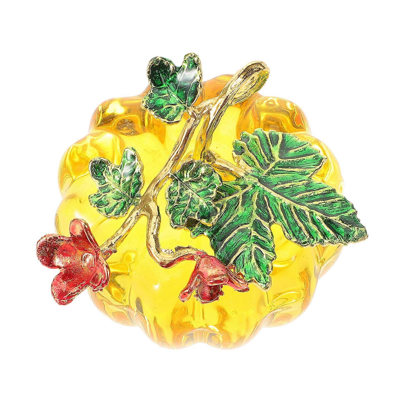 Pumpkin Model Water Crystal Decor for Decoration