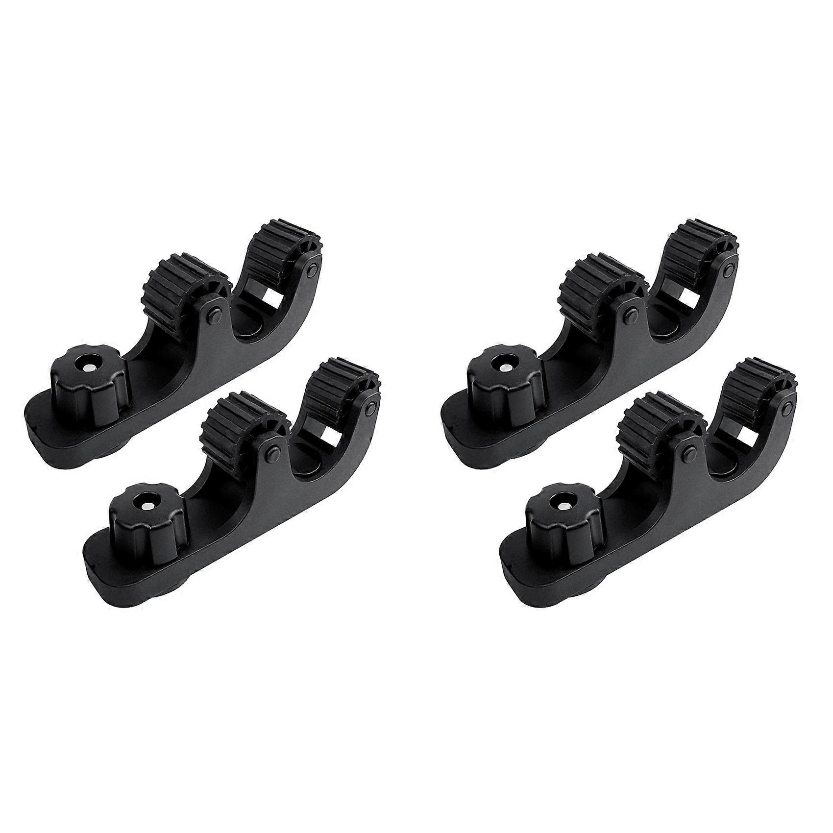4Pack Kayak Paddle Holder, Kayak Track Mount Accessories Paddle Holder for Kayaking with Longer Threads Bolts