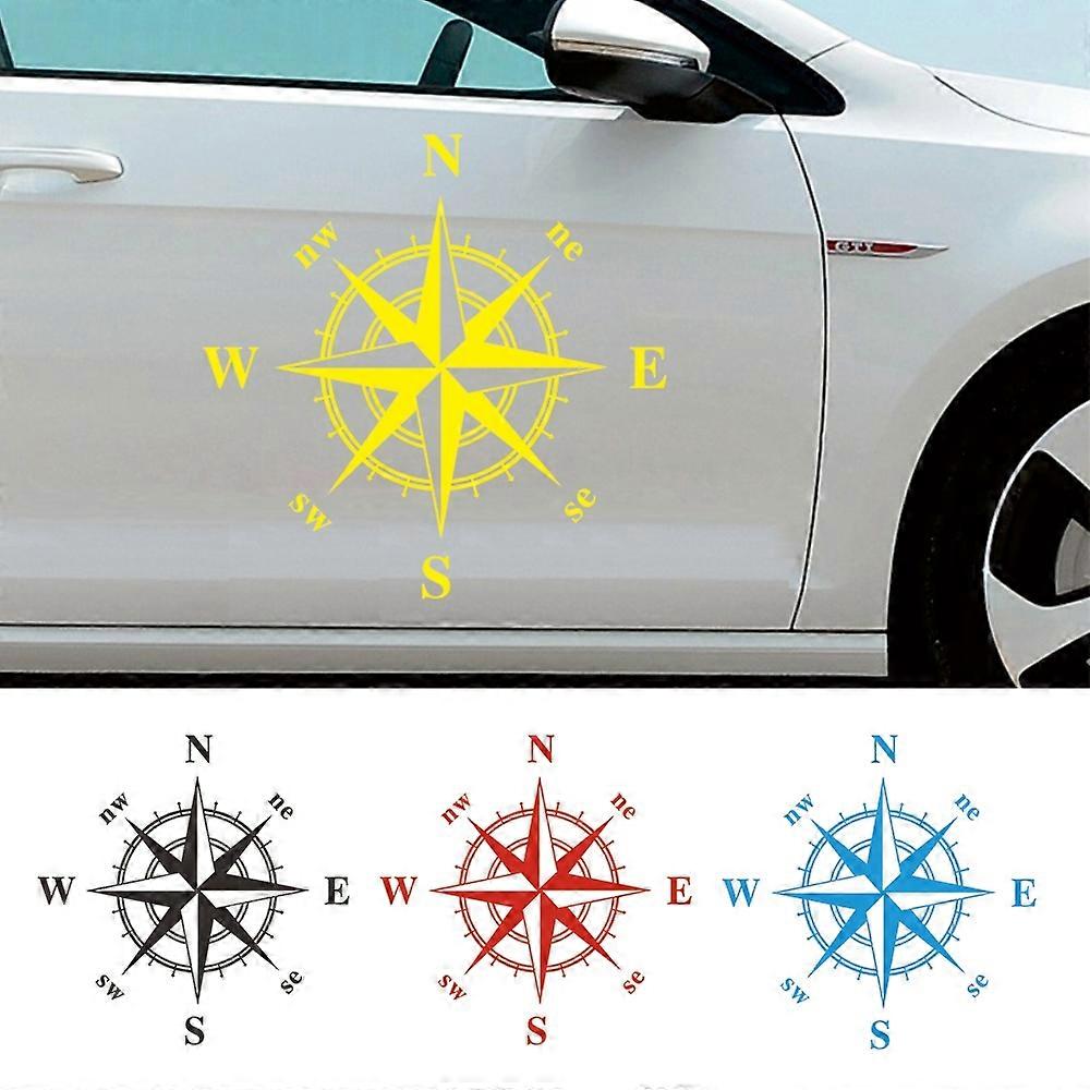 D-366 Compass Pattern Car Modified Decorative Sticker
