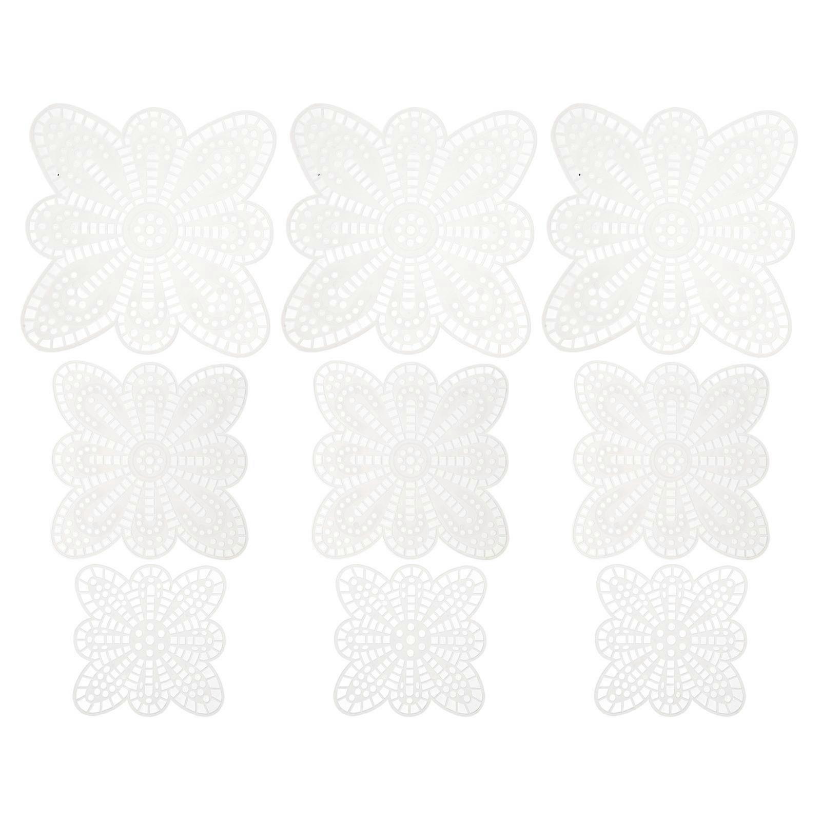 Plastic Mesh Canvas Craft Sheets DIY Plastic Canvas 15Pcs Pack