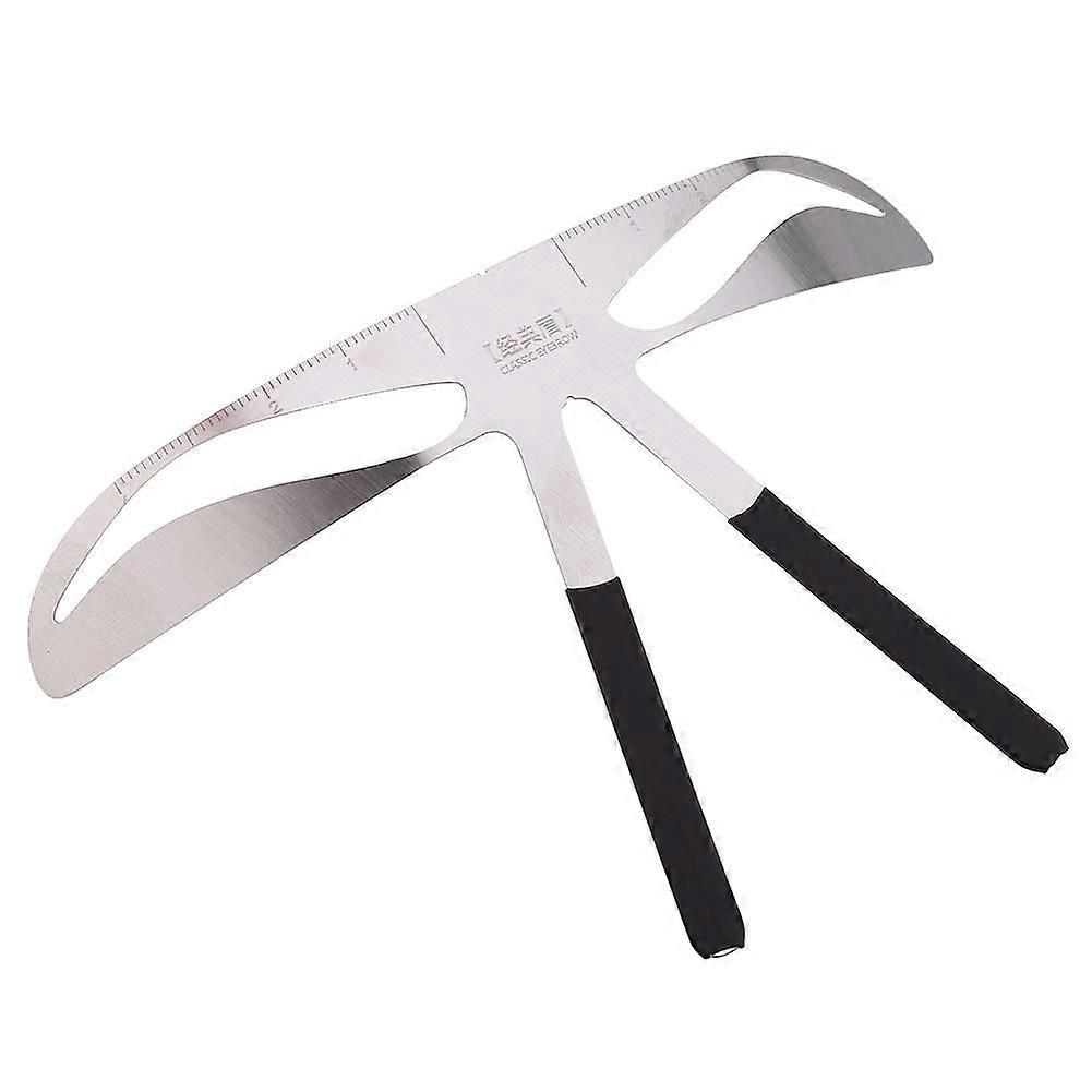 Eyebrow Stencil Kit with Measuring Tool, ThreePoint Positioning, Universal Fit, Professional Shaping