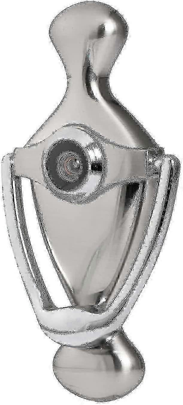 Aldrava de porta de níquel escovado com visualizador de 5,8 polegadas hardware de entrada resistente