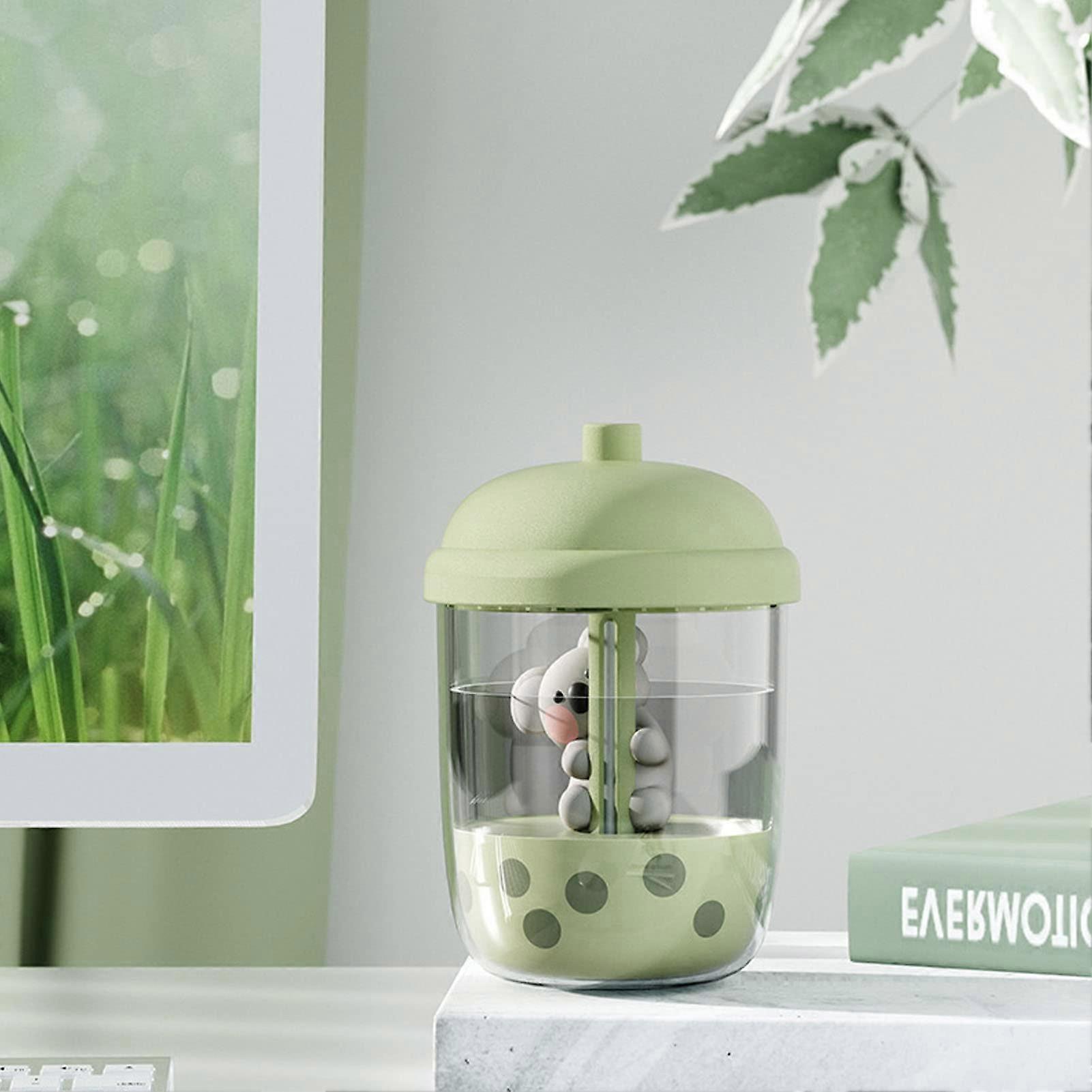 Koala Cool Mist Humidifier USB Powered Mini Desk Air Humidifier with Noise Reduction Matcha