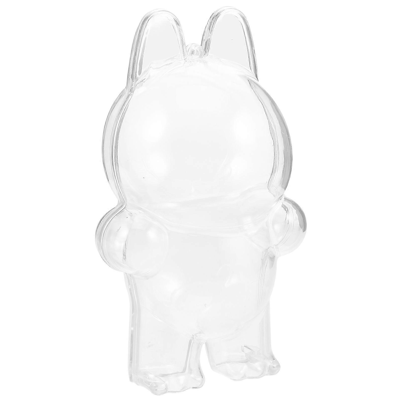 Acrylic Doll Display Case for Protection Transparent Protective Cover