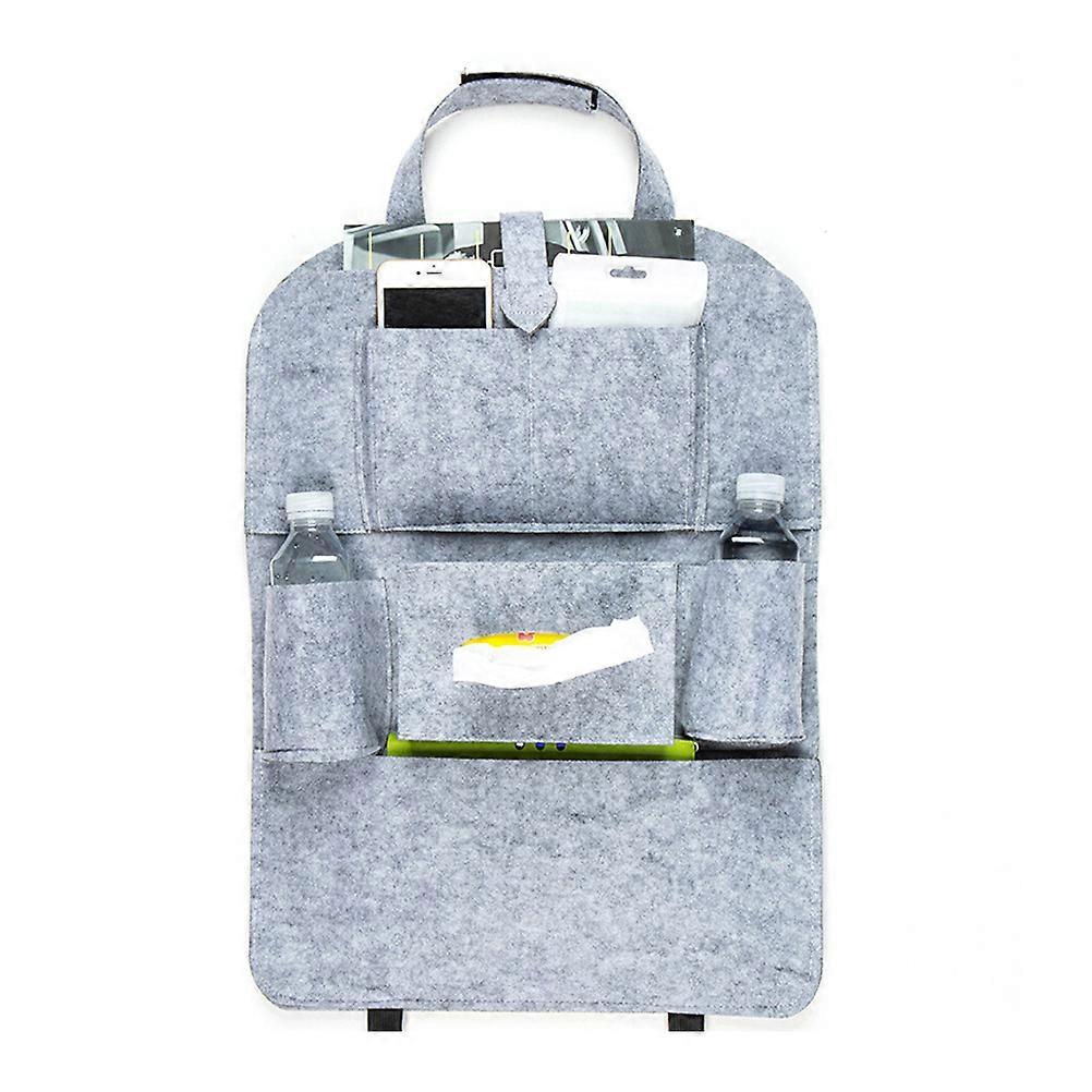 Car Storage Accessories Backseat Organizer for Storage 3Pcs Felt Pockets