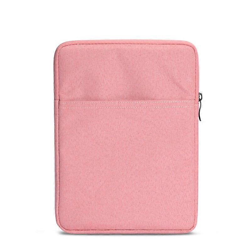 Capa para iPad de 10 polegadas (modelos 9.7/Pro 9.7/Air 1,2) rosa com bolsa interna de tecido.