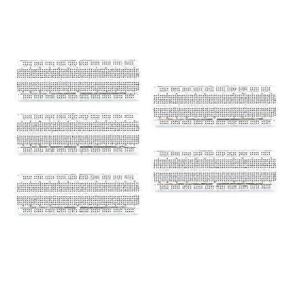 5pcs 830 Point Solderless Breadboard Prototyping Breadboard