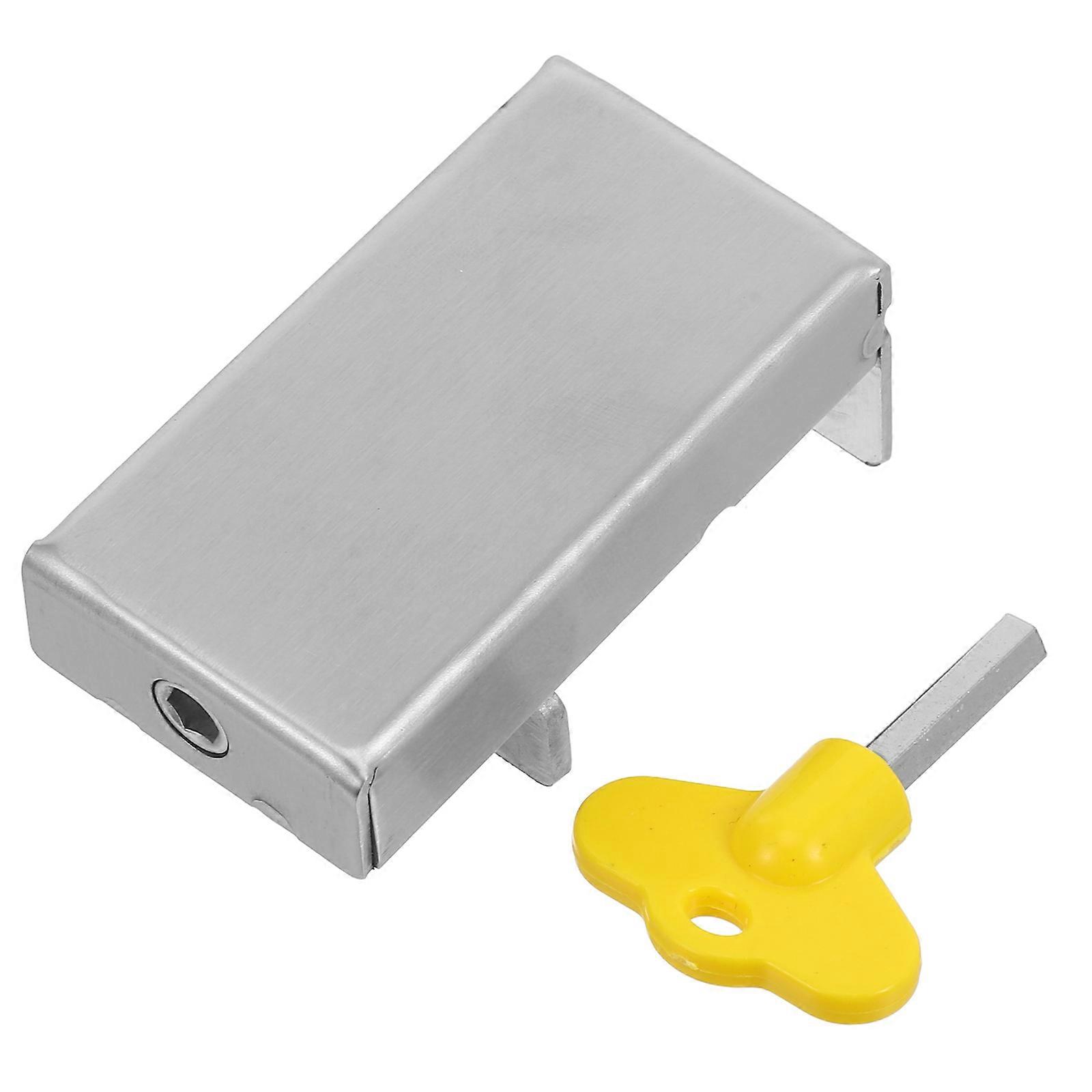 Child Safety Window Lock for Sliding Windows Security Silver