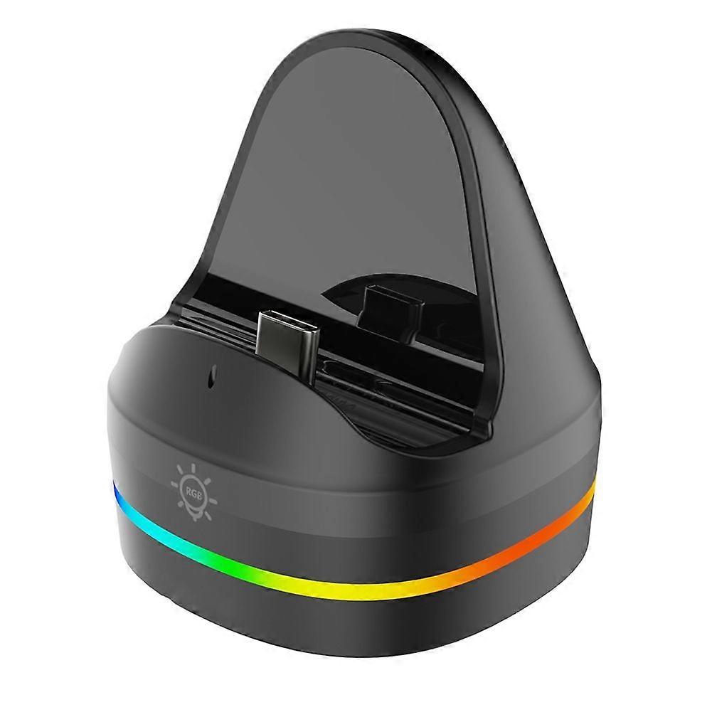 For Switch 2 Console Charging Dock Portable Charging Dock with RGB Lighting Small Single Charger with Type-C Interface