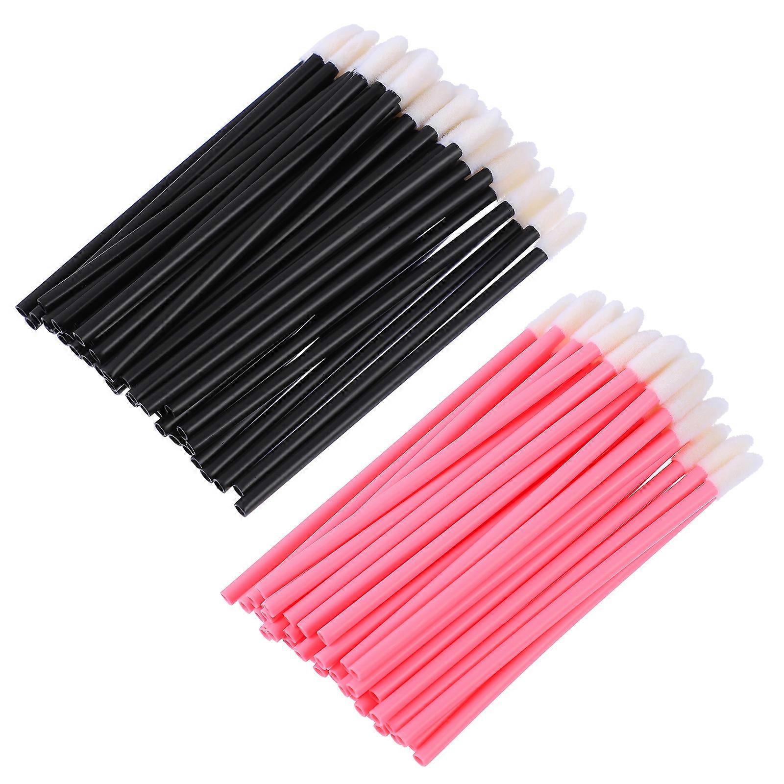 Lip Makeup Brush for Applying 200Pcs Plastic Lipstick Brush Makeup Tool