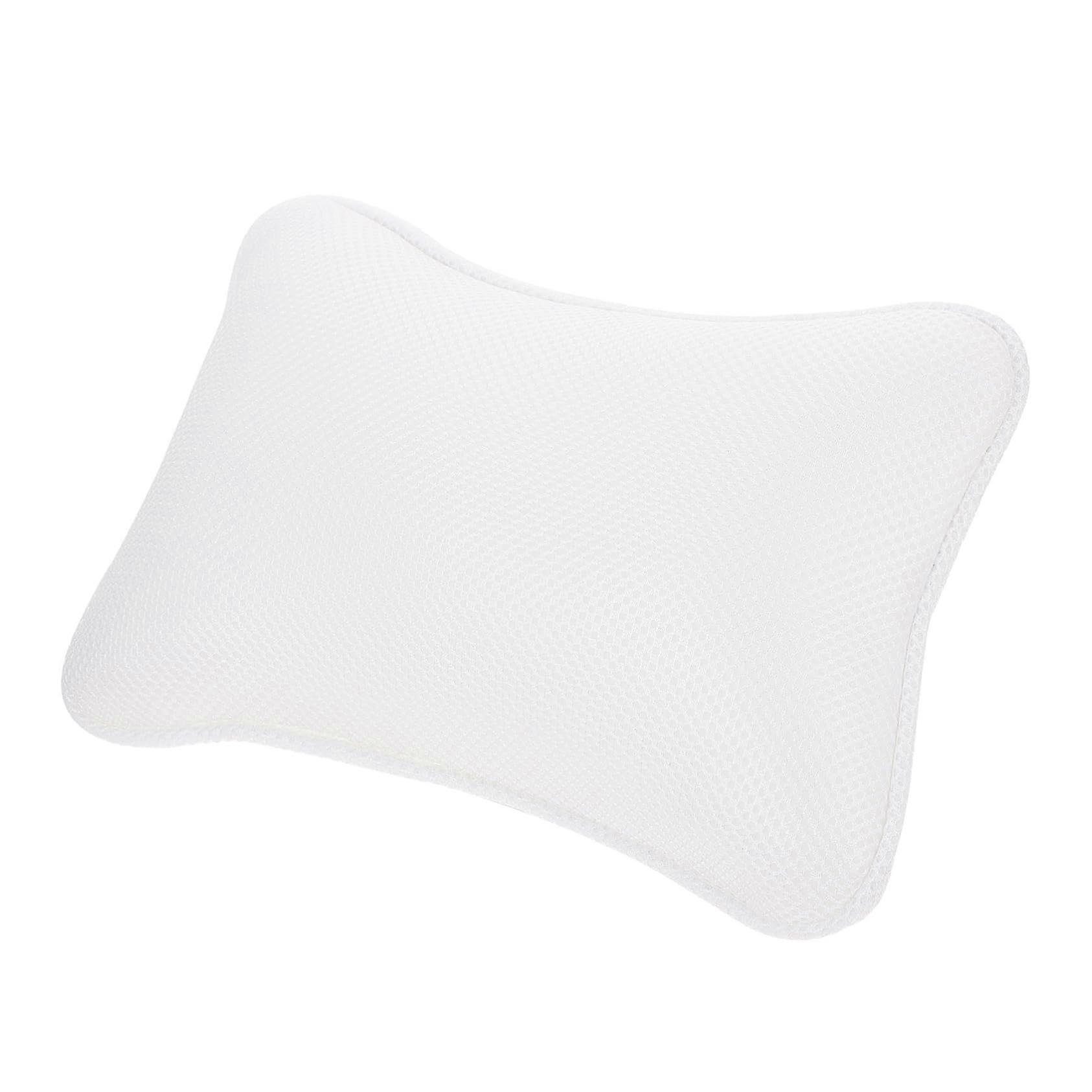 Bath Pillow for Neck and Back Support with Ergonomic Cushion and Secure Suction Cups for Bathtub