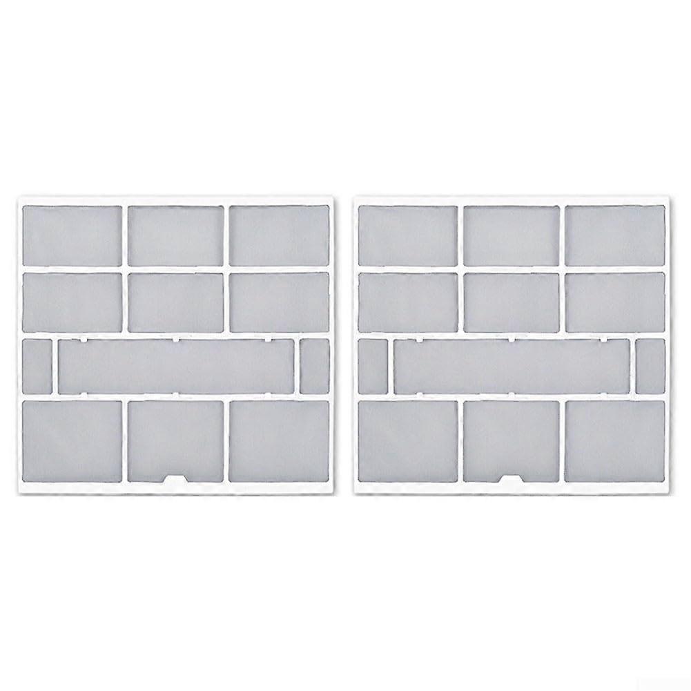 Air Conditioner Dust Filter Set 2 Pcs AC Unit Mesh Screen for Indoor Split Systems Dust Protection