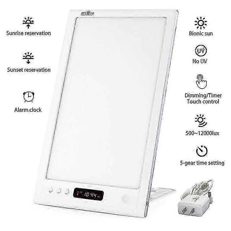 Kryc-light Therapy Lamp, Full Spectrum Bionic Solar Desk Lamp 2025