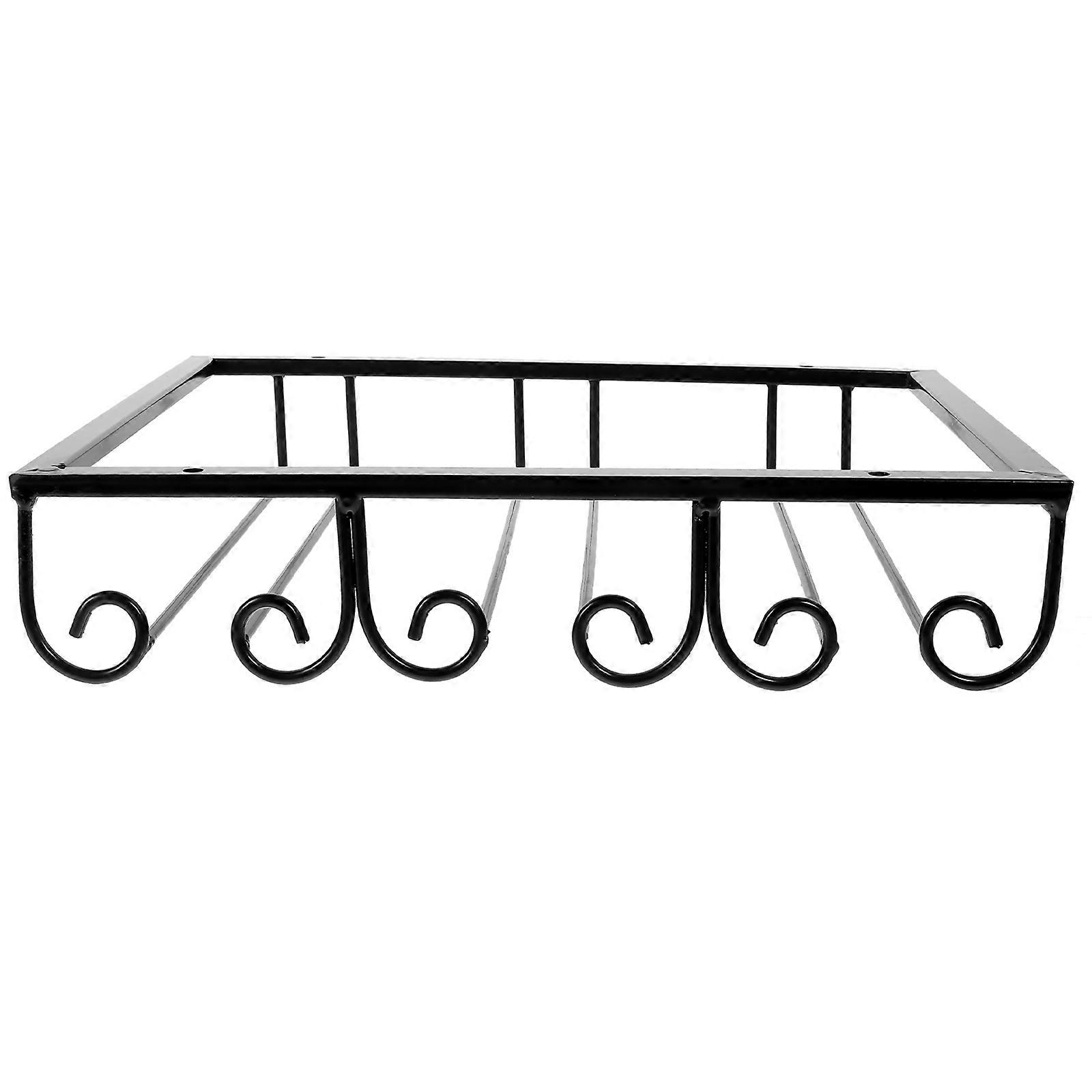 Glasses Rack Iron Wine Glass Support Hotel Drainage 1Pack