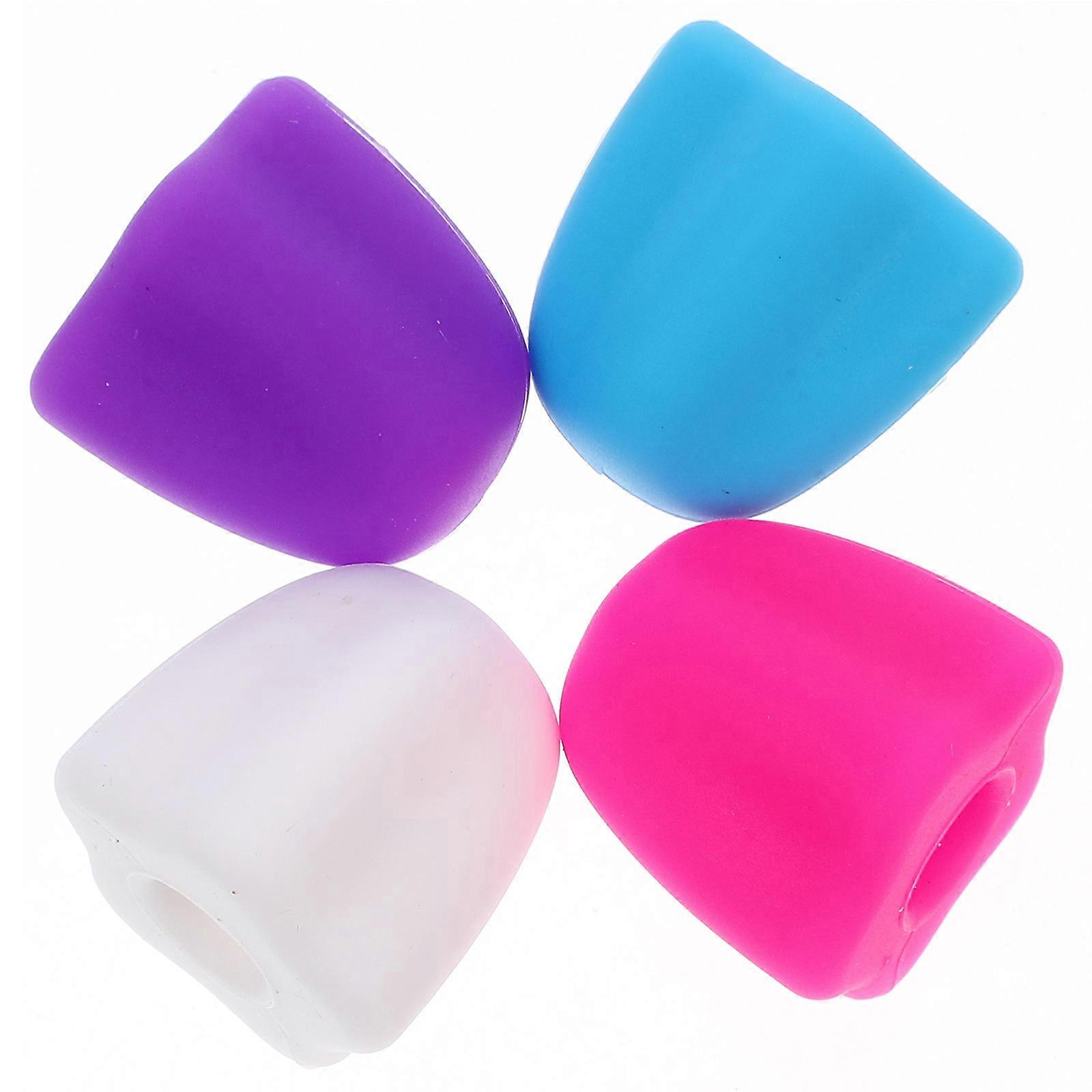 Toothpaste Caps Portable Toothpaste Protectors for 4Pcs Silicone Set