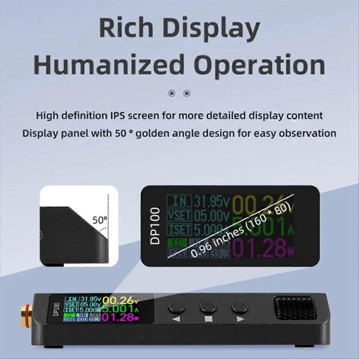 DP100 DC Power Supply Adjustable Digital DC Power Supply MINI Portable Lab Source Power Supply Volta