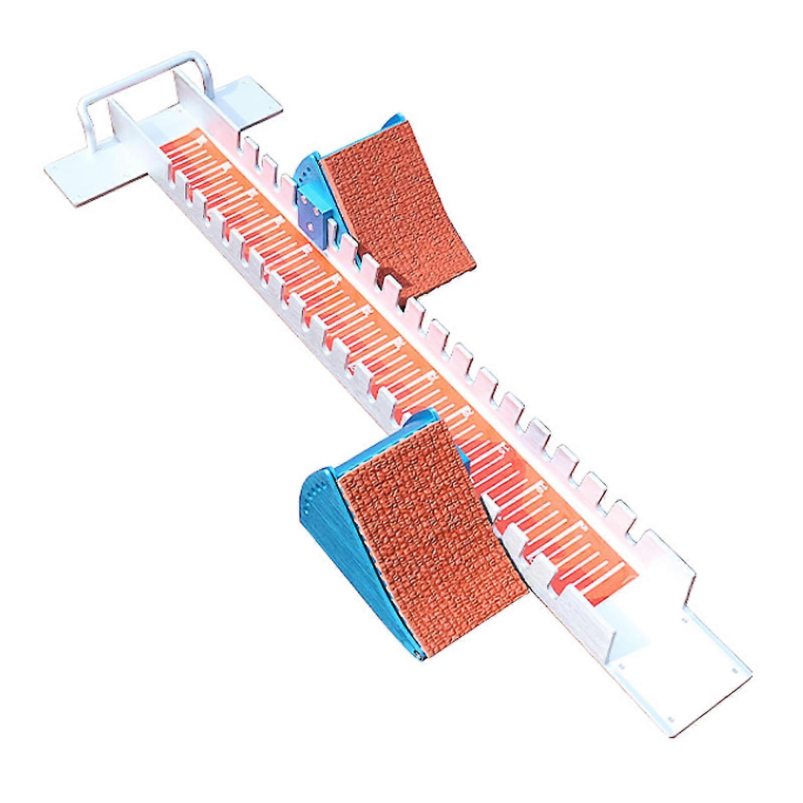 Professional Track Starting Blocks with MultiAngle Adjustable Pedals and Super Grippy Pegs for Sprinters