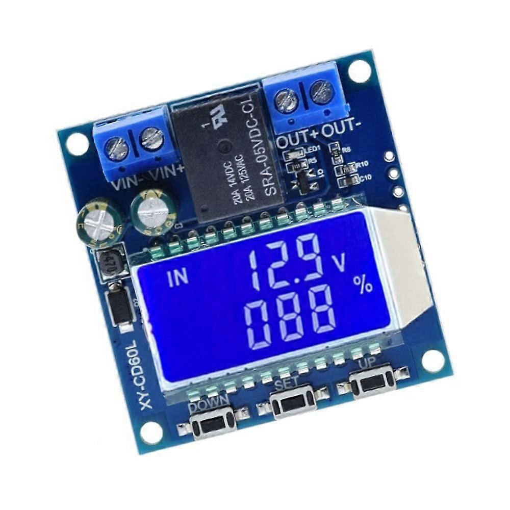 DC Voltage Protection Module with Full PowerOff and Undervoltage Auto Shutoff for 12V 24V Battery