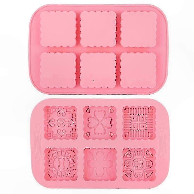 Silicone Mooncake Mold for DIY Baking Food Grade Square Shape