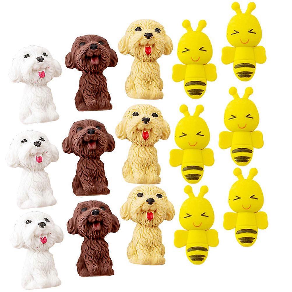 Multi-Function Animal Erasers Portable Pencil Erasers 20Pcs School Supply