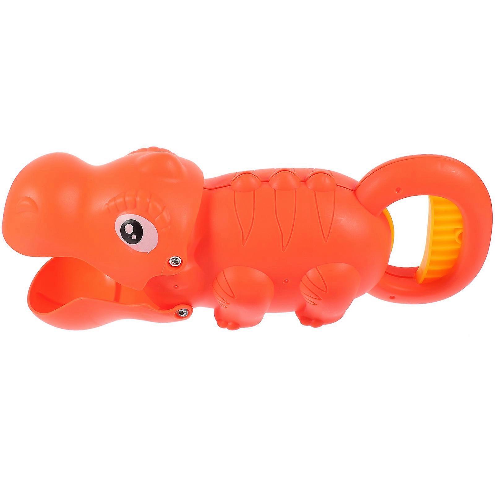 Plastic Sand Toys Dinosaur Sand Maker for Playing Red Clip
