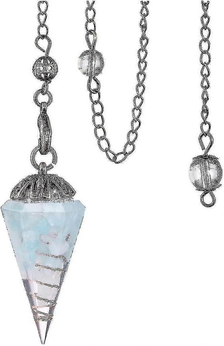 Crystal Aquamarine Energy Pendulum For Divination