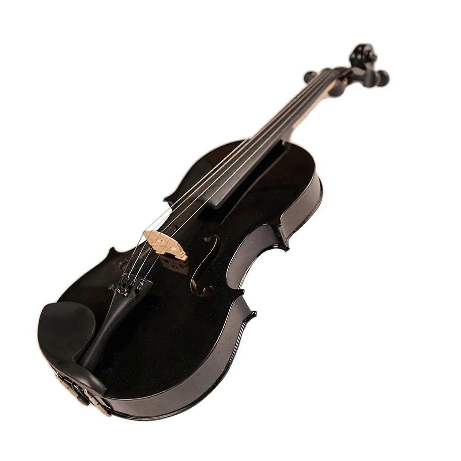 Beginner Violin 4/4 Full Size Solid Wood with Case and Bow Balanced Clear Sound