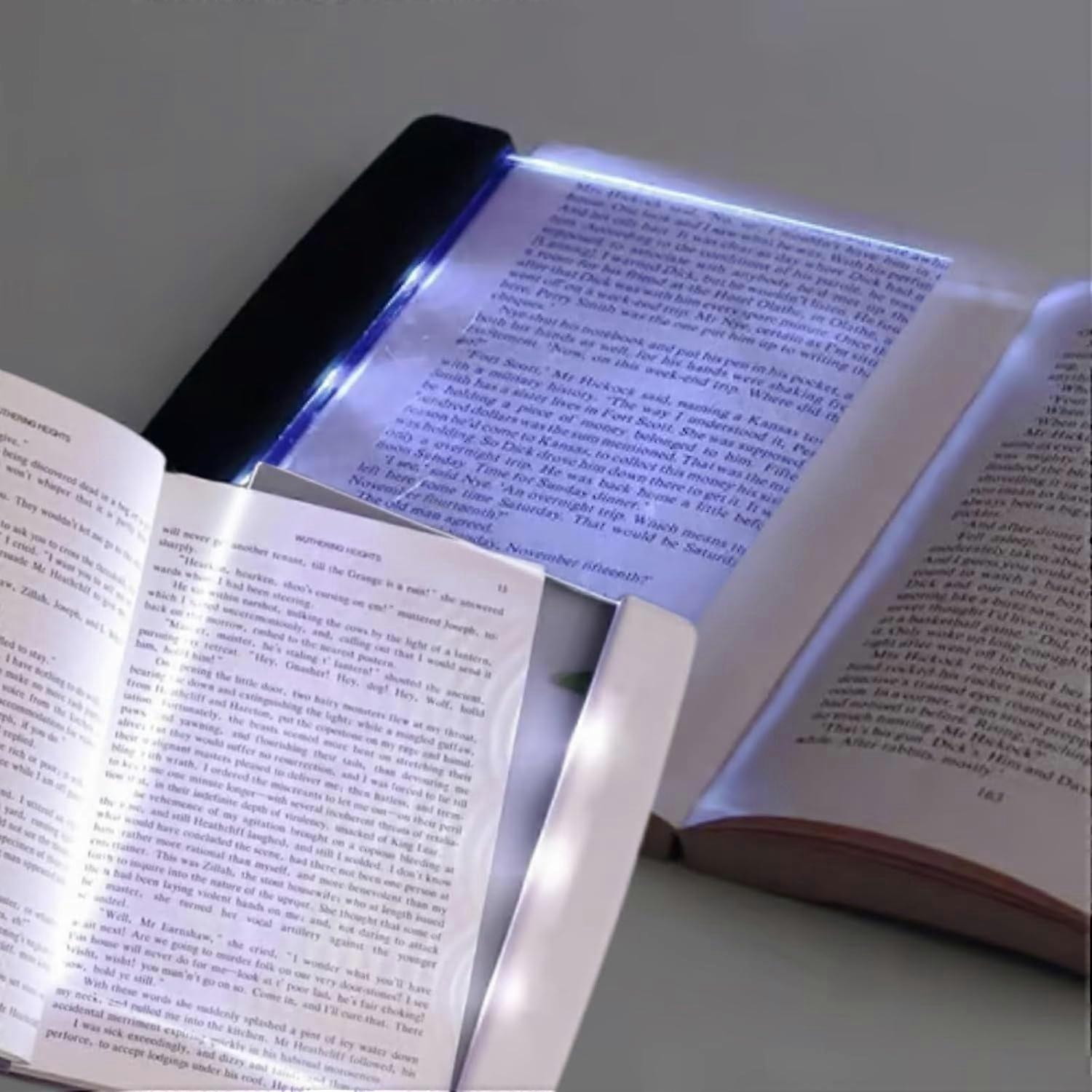 Multifunctional LED Flat-Panel Night Vision Reading Lamp, Bookmark Style, Compatible with Books & E-Readers