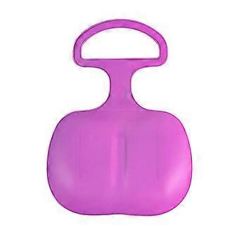 High Strength Plastic Snowboards Portable Sand Grass Board Plastic Grass Toboggan with Large Handle Easy to Use  light blue