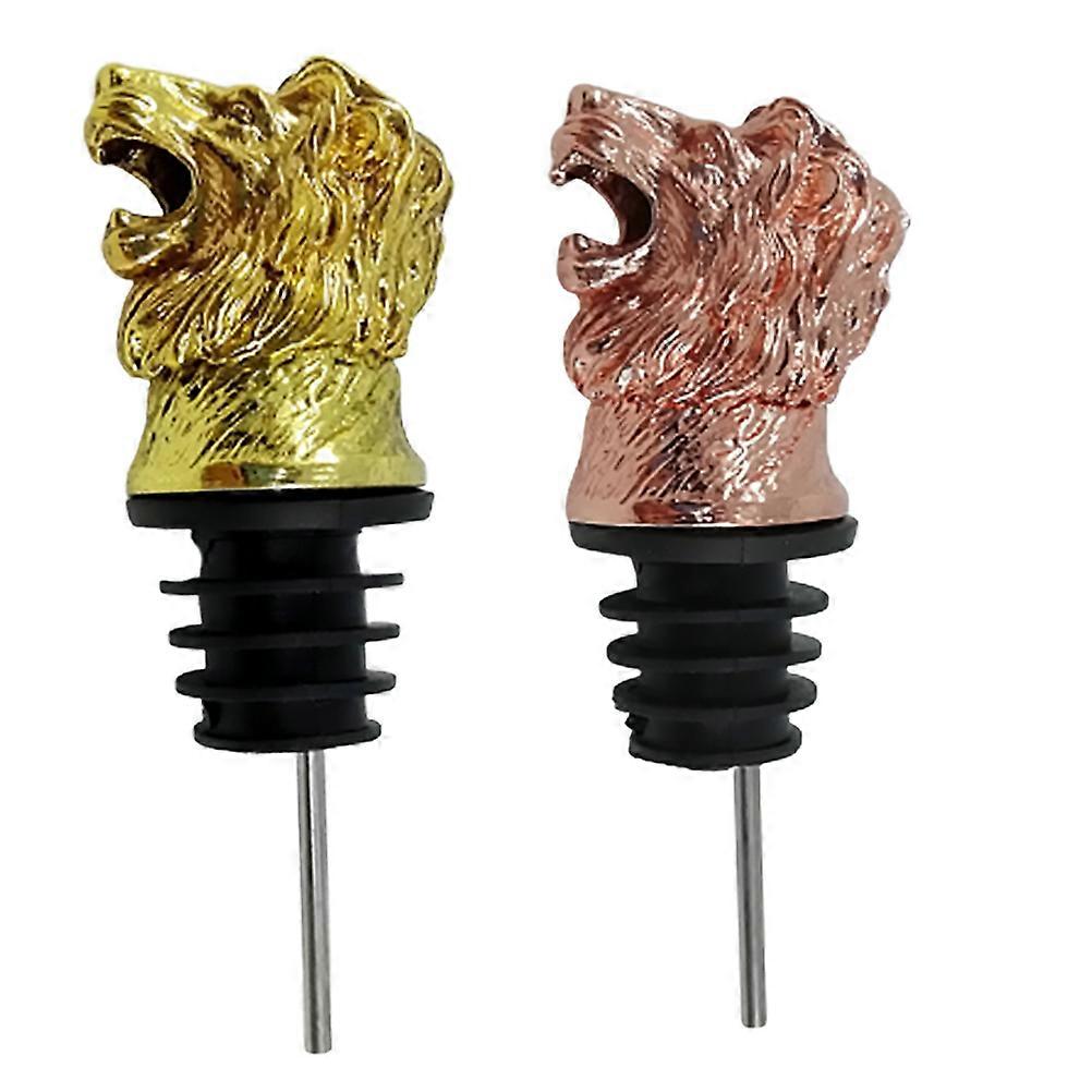 Pourer Lion Head Shape for 2Pcs Caps