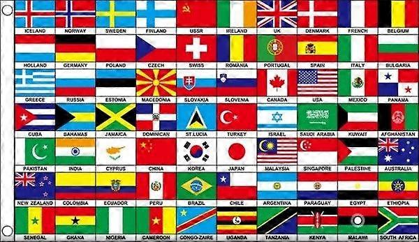 70 nasjoners flagg Q0066