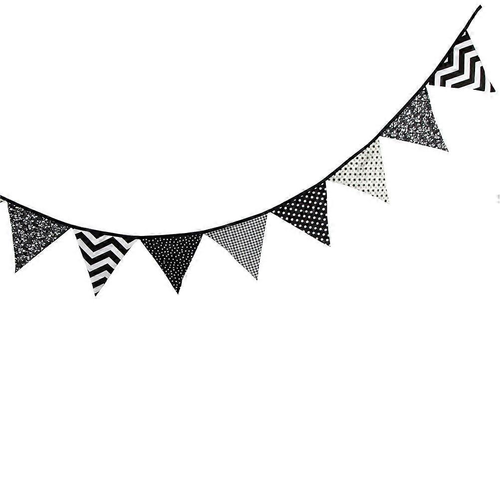 Triangle Flag Cotton Triangular String Banner for Background Decoration