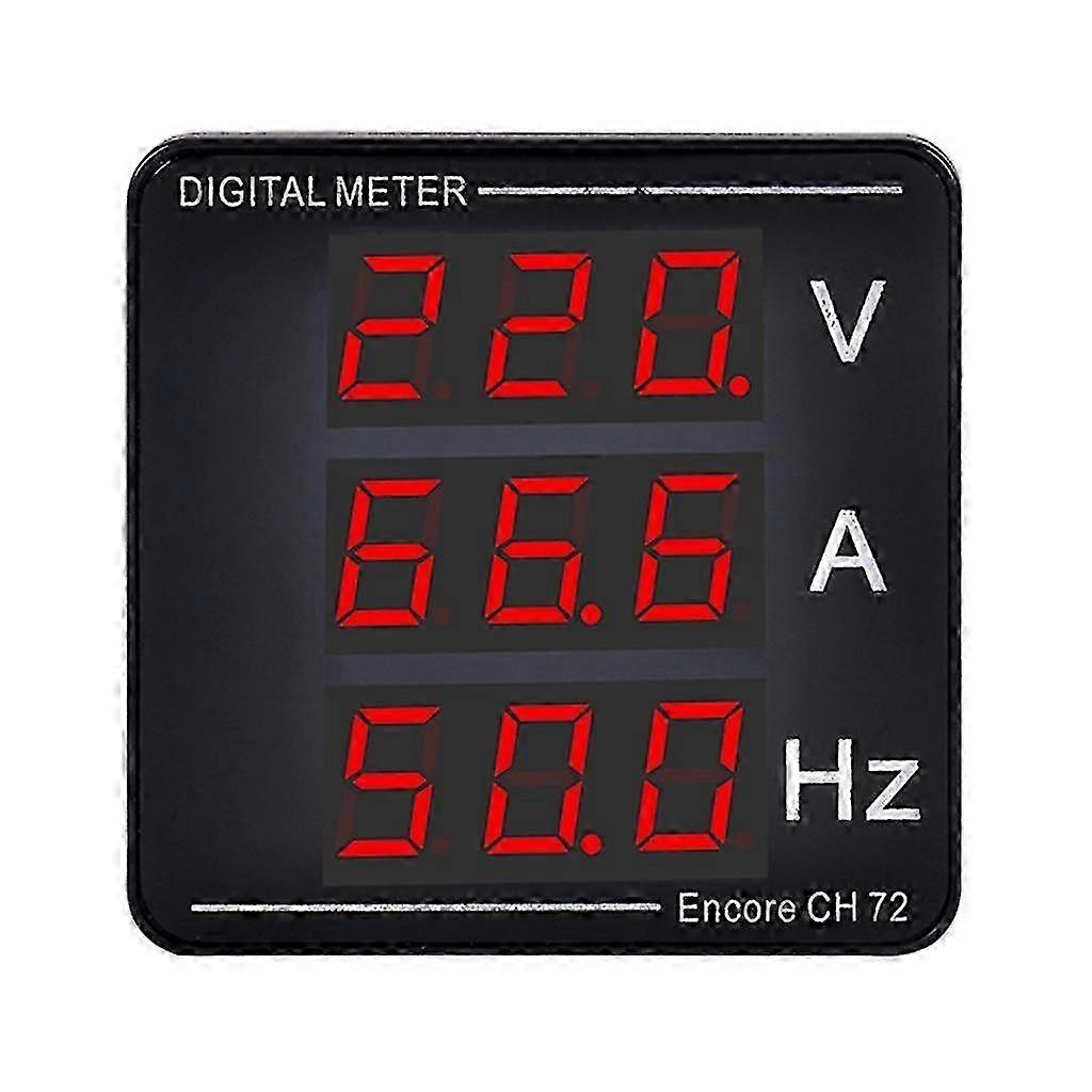 Digital Voltage Current Frequency Meter Panel Voltmeter Ammeter Led Display