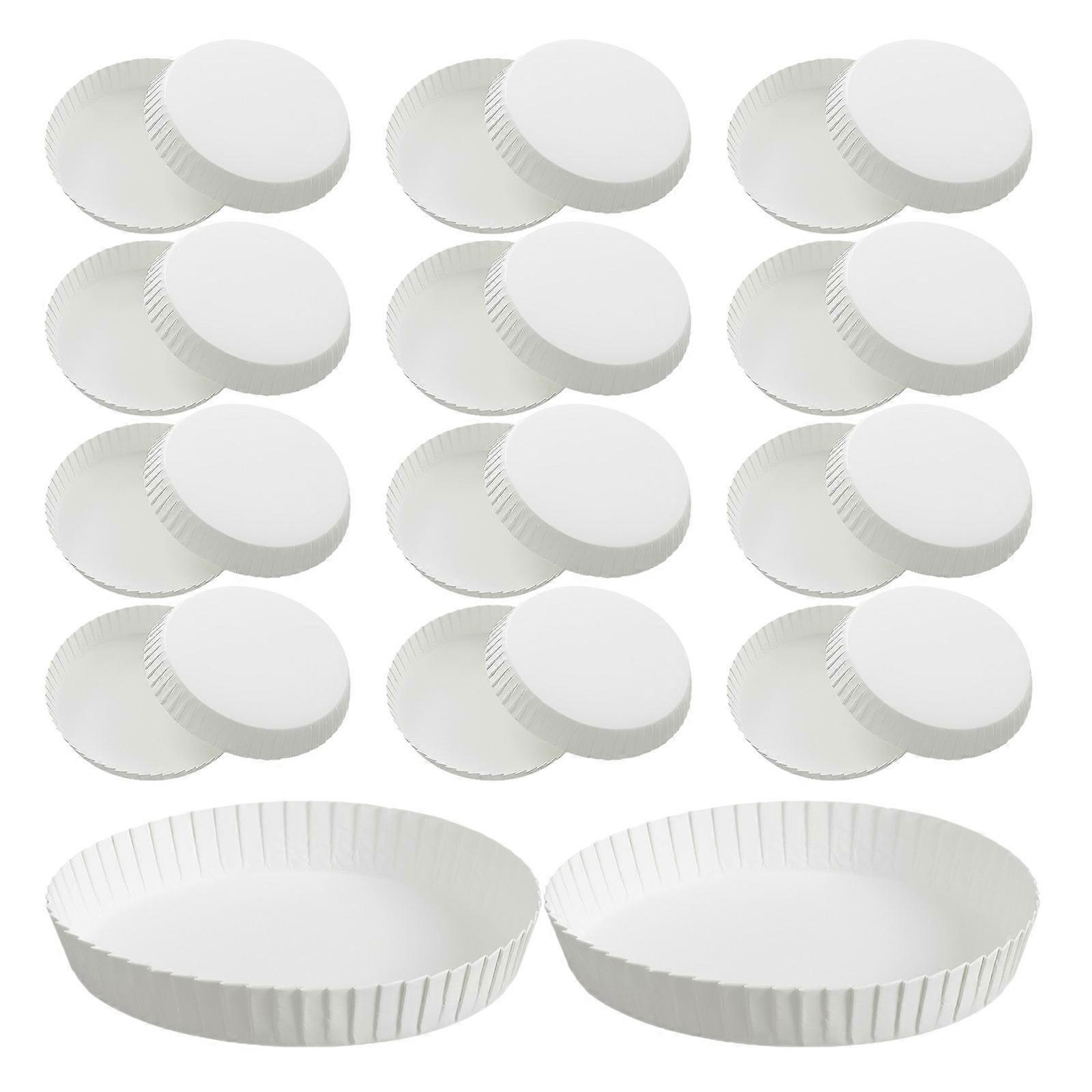 Stackable Paper Cup Lids for Drinking with 300Pcs White Disposable Covers