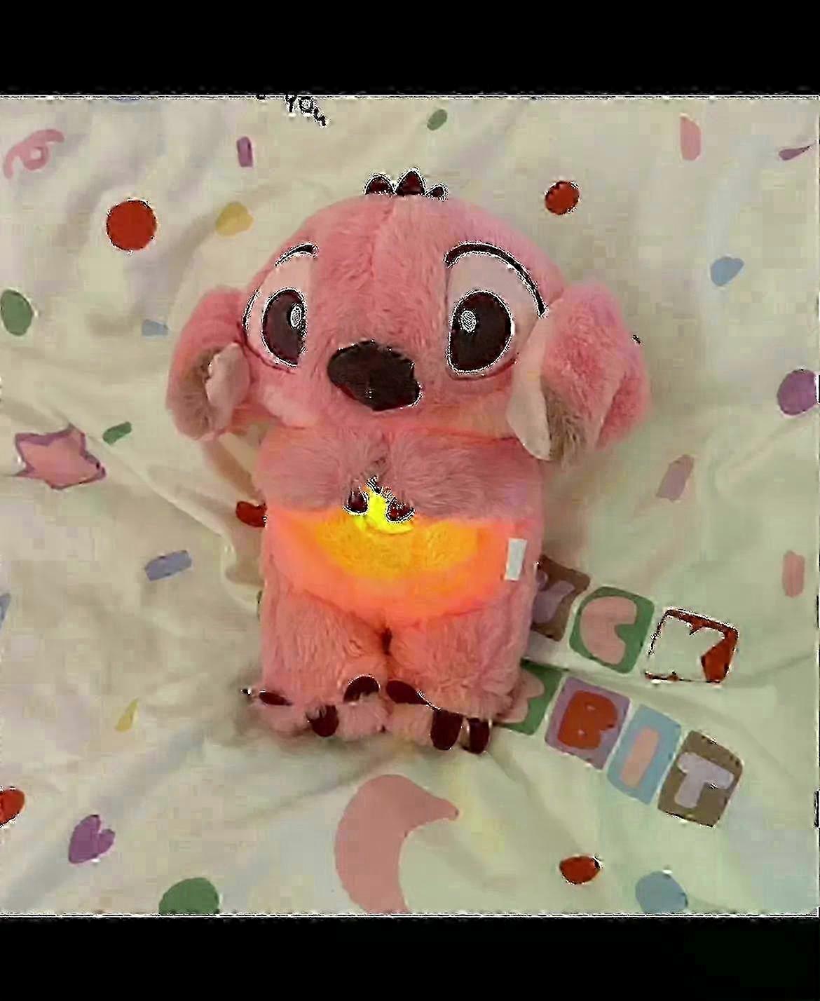 Stitch Breathable Plush Bear Soothing Sleep Playmate Otter Toy For Kids_w